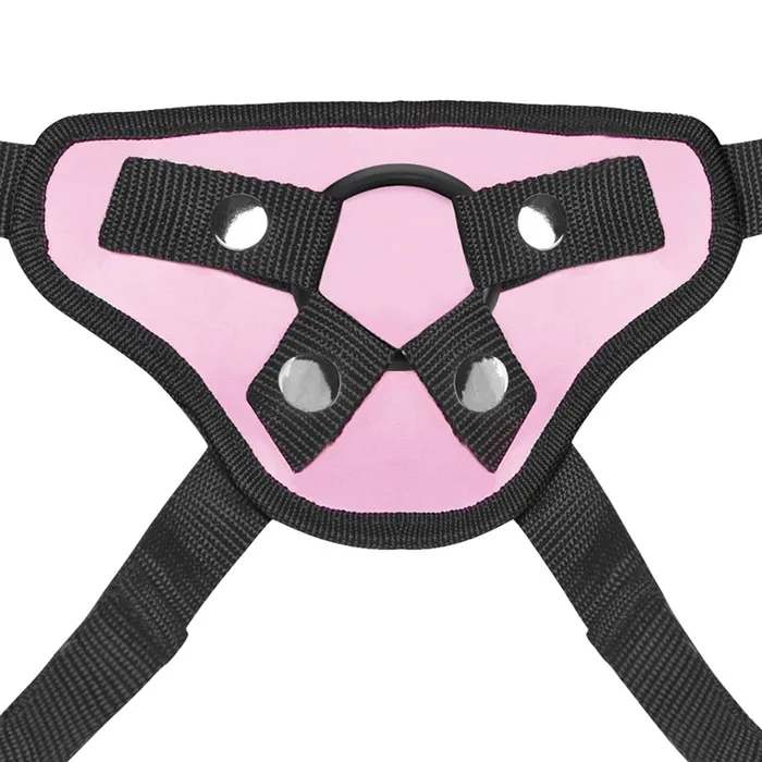 Female Sex Toys ELECTRIC NOVELTIES Lux Fetish Pretty in Pink Strapon HarnessPink