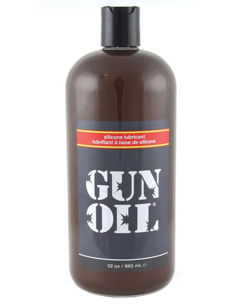 Female Sex Toys Gun Oil Lubricant UltraConcentrated Silicone Blend 32 oz Pump Bottle Gun Oil
