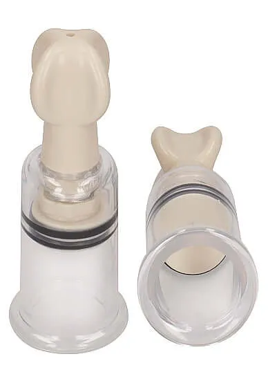 Female Sex Toys SHOTS AMERICA Pumped Nipple Suction Set Small Elevate Stimulation with Sensual Suction