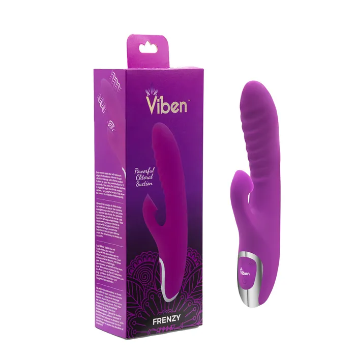 Female Sex Toys VIBEN Viben Frenzy Rabbit Vibrator with Clitoral Suction Female Sex Toys VIBEN Viben Frenzy Rabbit Vibrator with Clitoral Suction