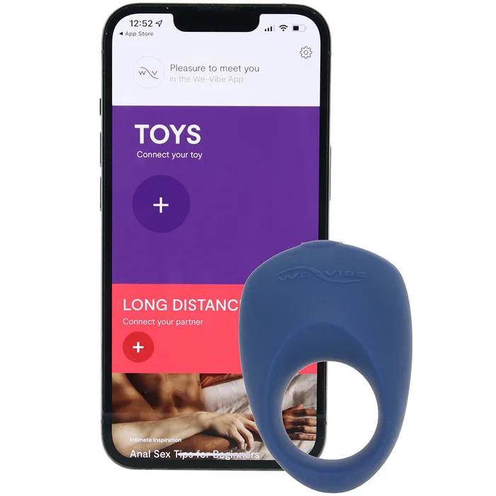 Female Sex Toys WeVibe WeVibe Pivot Vibrating Silicone Ring in Navy