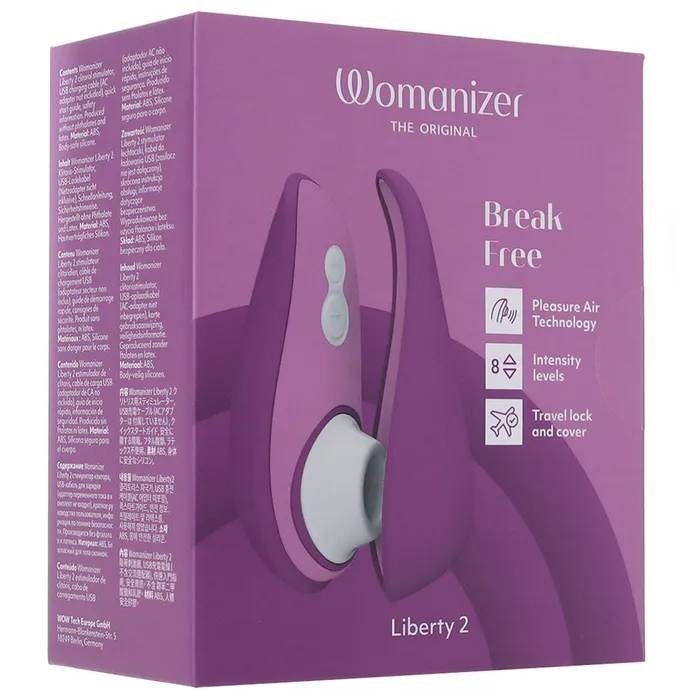 Female Sex Toys Womanizer Womanizer Liberty 2 Clitoral Stimulator in Purple
