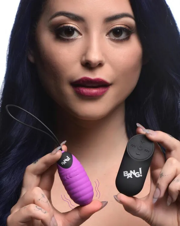 Female Sex Toys XR Brands Bang Swirl Silicone Egg Vibrator Unleash Sensational Pleasure