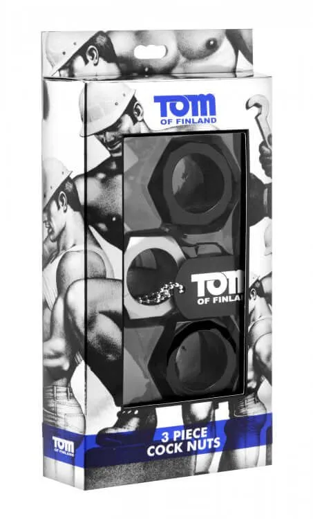Female Sex Toys XR Brands Enhance Your Pleasure with Tom of Finland 3Piece Cock Nuts