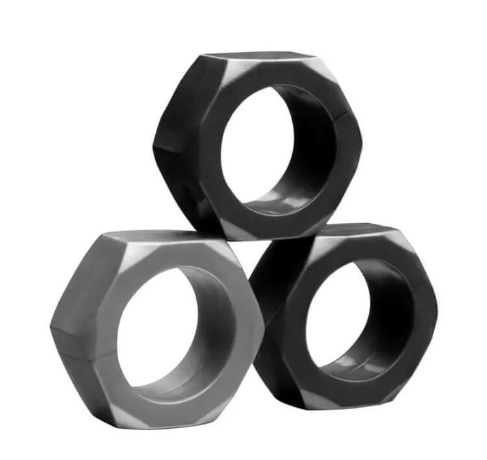 Female Sex Toys XR Brands Enhance Your Pleasure with Tom of Finland 3Piece Cock Nuts