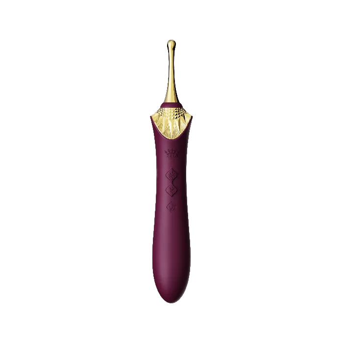 Female Sex Toys ZALO Bess 2 Clitoral Massager Targeted Stimulation Clit Massager with 8 Vibration Modes Waterproof Sex Toy USB Rechargeable Batter 1yr Warranty Velvet Purple ZALO