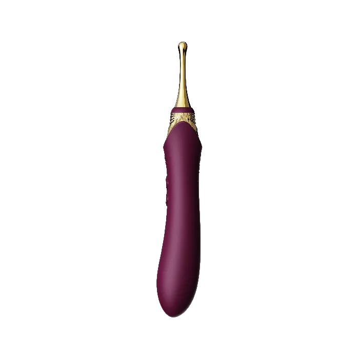 Female Sex Toys ZALO Bess 2 Clitoral Massager Targeted Stimulation Clit Massager with 8 Vibration Modes Waterproof Sex Toy USB Rechargeable Batter 1yr Warranty Velvet Purple ZALO