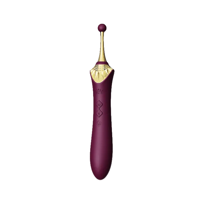 Female Sex Toys ZALO Bess 2 Clitoral Massager Targeted Stimulation Clit Massager with 8 Vibration Modes Waterproof Sex Toy USB Rechargeable Batter 1yr Warranty Velvet Purple ZALO