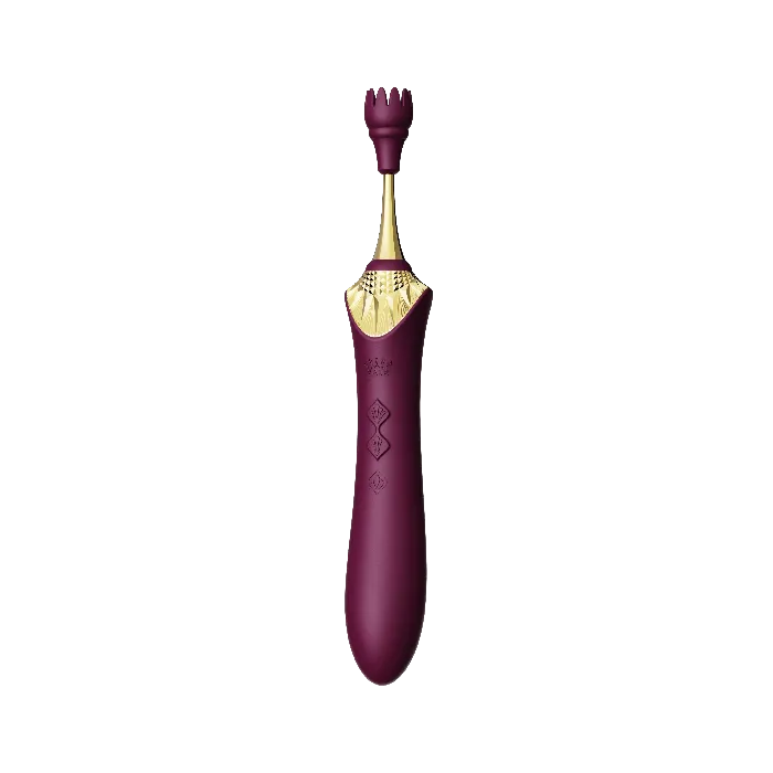 Female Sex Toys ZALO Bess 2 Clitoral Massager Targeted Stimulation Clit Massager with 8 Vibration Modes Waterproof Sex Toy USB Rechargeable Batter 1yr Warranty Velvet Purple ZALO