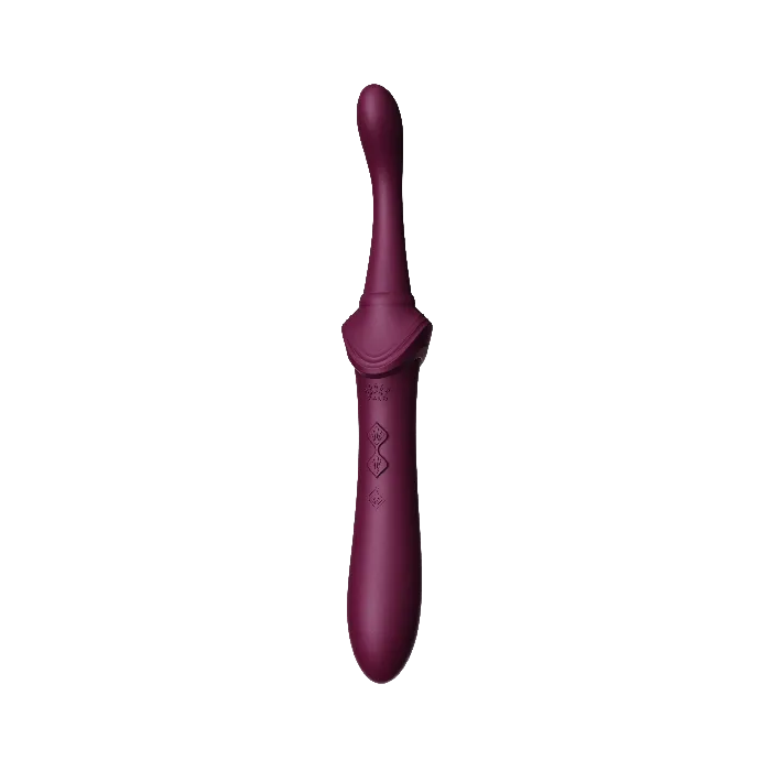 Female Sex Toys ZALO Bess 2 Clitoral Massager Targeted Stimulation Clit Massager with 8 Vibration Modes Waterproof Sex Toy USB Rechargeable Batter 1yr Warranty Velvet Purple ZALO