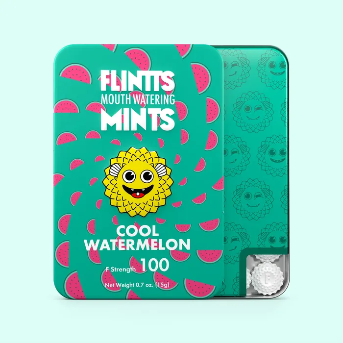 Flintts Mints Enhancers Flintts Mouth Mints 2 Pack Cool Watermelon FStrength 100 Flintts Mints Enhancers Flintts Mouth Mints 2 Pack Cool Watermelon FStrength 100