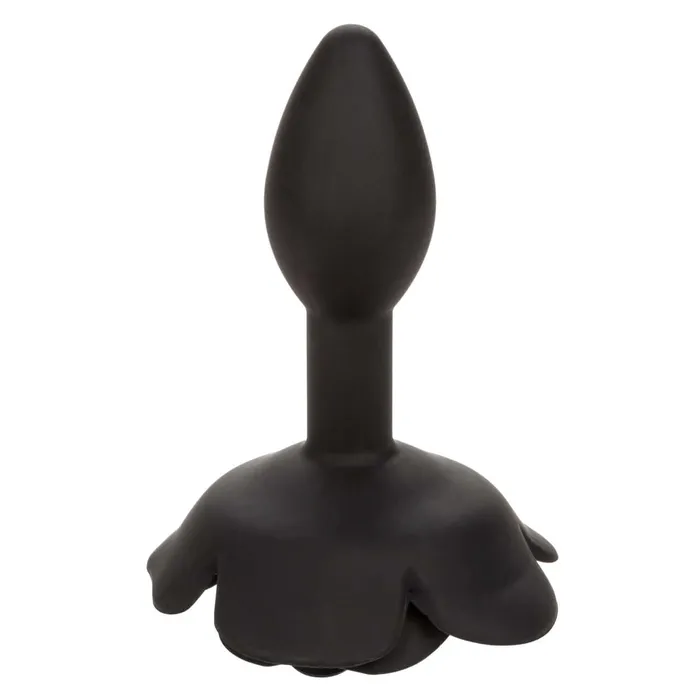 Forbidden Small Rose Anal Plug Premium Silicone Black Butt Plug California Exotic Novelties Anal