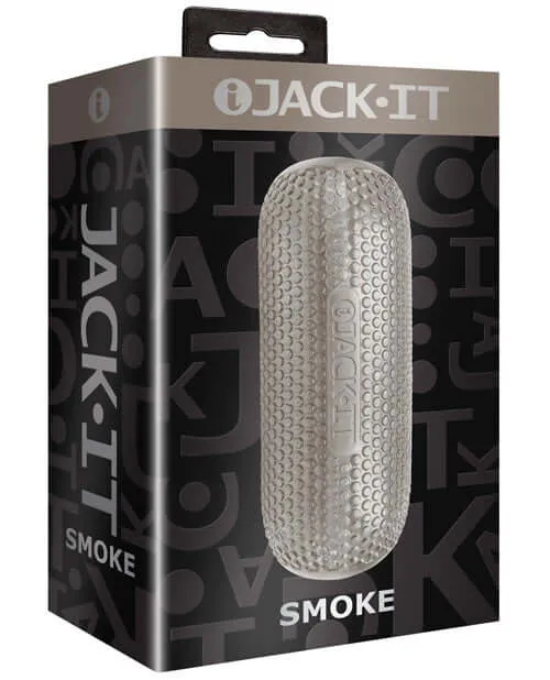 From Icon Brands iJackIt Stroker Smoke Gray Icon Brands Male Sex Toys