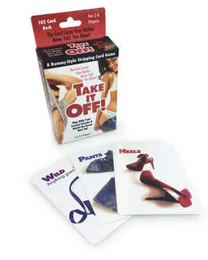 Games Little Genie Take it Off Stripping Card Game