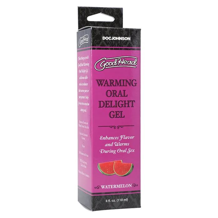 GoodHead Warming Head Oral Delight Gel Watermelon 4oz DOC JOHNSON Enhancers