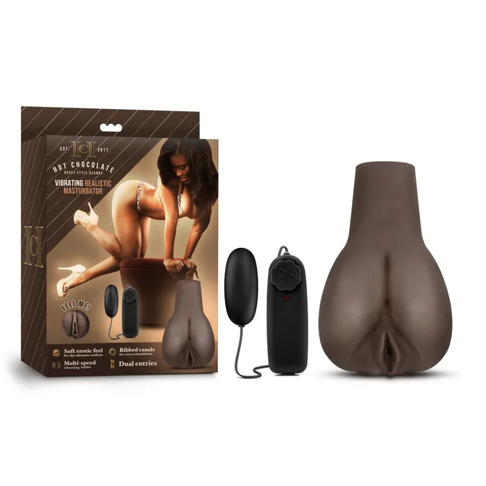 Hot Chocolate By Blush Doggy Style Deanna Realistic Chocolate Vibrating Masturbator Stroker Blush Male Sex Toys Hot Chocolate By Blush Doggy Style Deanna Realistic Chocolate Vibrating Masturbator Stroker Blush Male Sex Toys