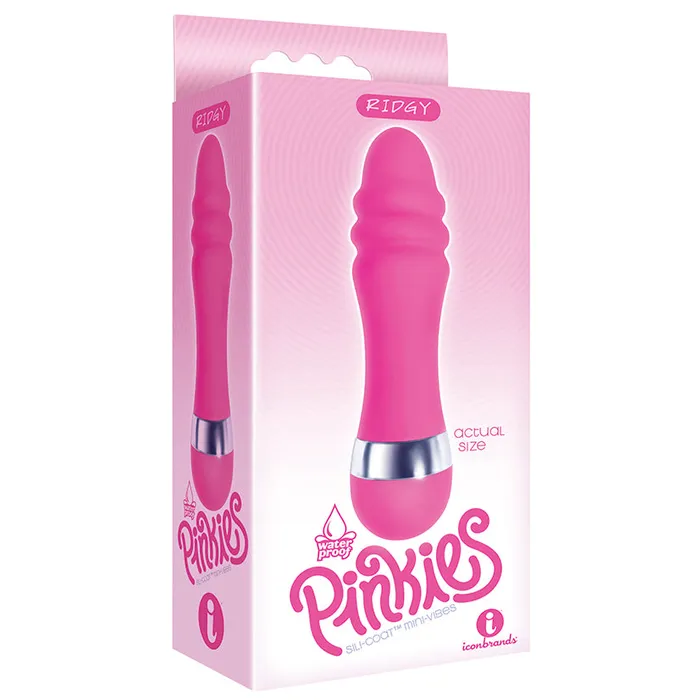 ICON BRANDS The 9s Pinkies Ridgy Mini VibePink 45 Vibrators