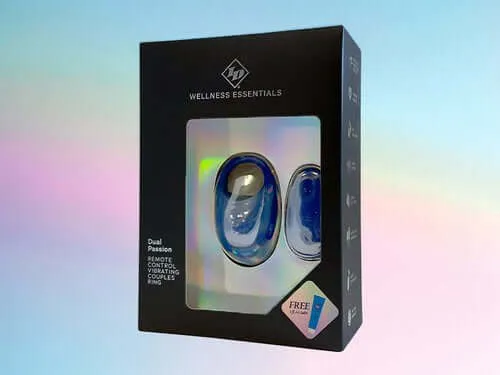 ID Lube Couples Dual Passion Couples Remote Control Vibrating Ring