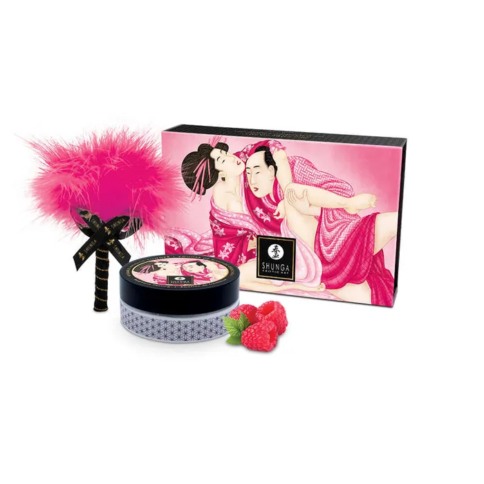 Indulge in Sweet Sensations with Shunga Raspberry Kissable Massage Powder Shunga Female Sex Toys Indulge in Sweet Sensations with Shunga Raspberry Kissable Massage Powder Shunga Female Sex Toys