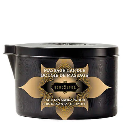 Kama Sutra Couples Kama Sutra Massage Candle Tahitian Sandalwood 6 oz