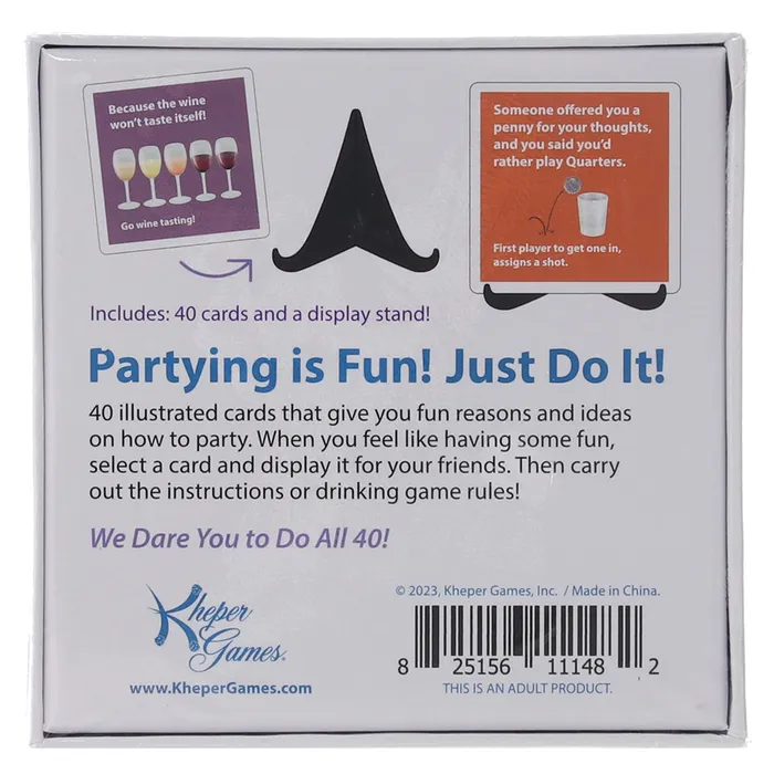Kheper Games Vibrators 40 Reasons To Party Cards