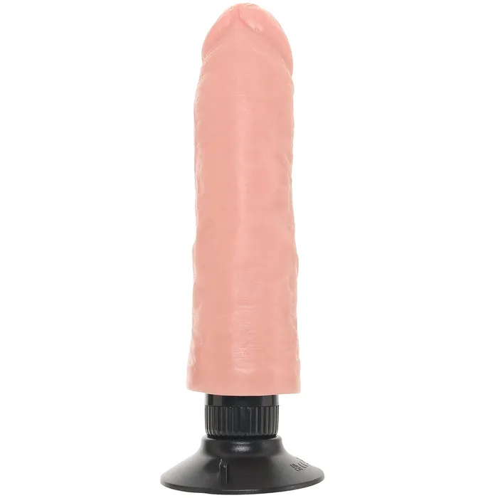 King Cock 8 Inch Vibrating Suction Dildo in Flesh Pipedream Dildos