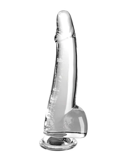 King Cock Clear 10inch Dildo with Balls by Pipedream Products Pipedream Products Dildos