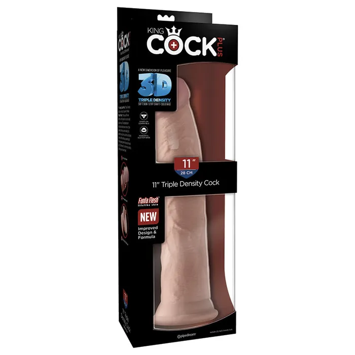 King Cock Plus Triple Density CockLight 11 PIPEDREAM Dildos