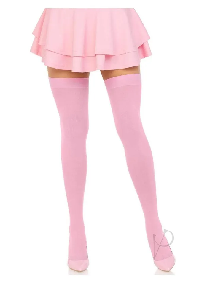 Leg Avenue Inc Vibrators Leg Avenue Luna Thigh High Stockings Pink