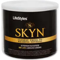 Lifestyles Skyn NonLatex Condoms 40 Piece Bowl for Ultimate Sensitivity Paradise Products Couples