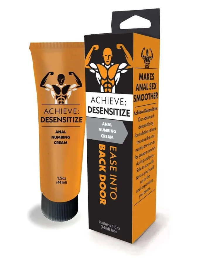 Little Genie Anal Achieve Desensitizing Cream 15 oz Enhance Comfort for Anal Play