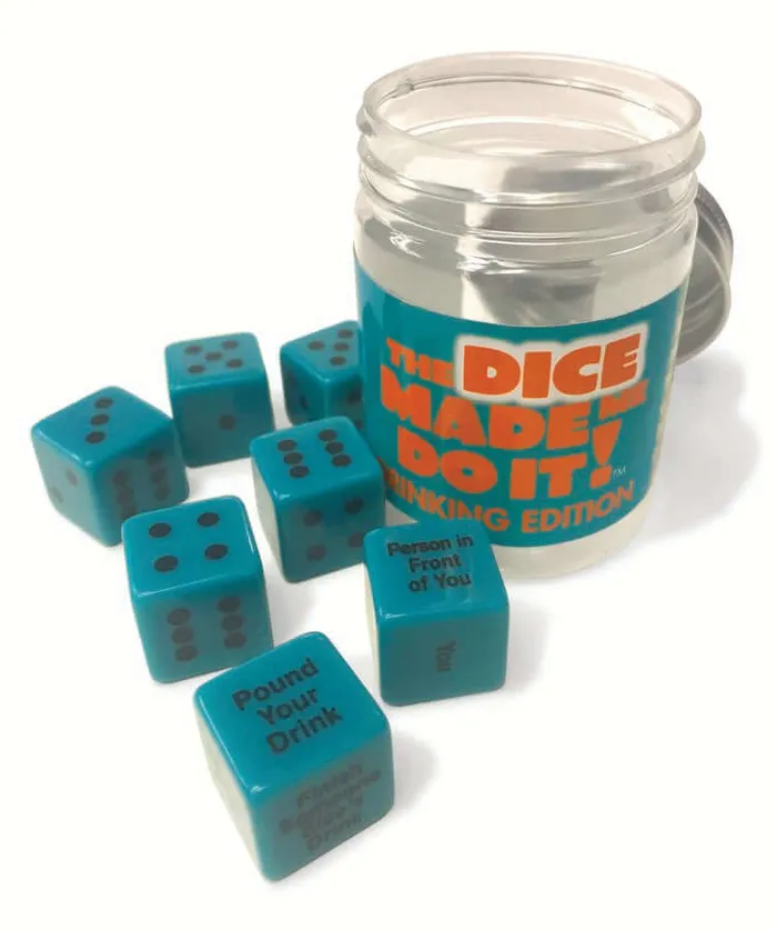 Little Genies The Dice Made Me Do It Ultimate Drinking Dice Game for Adults Little Genie Games