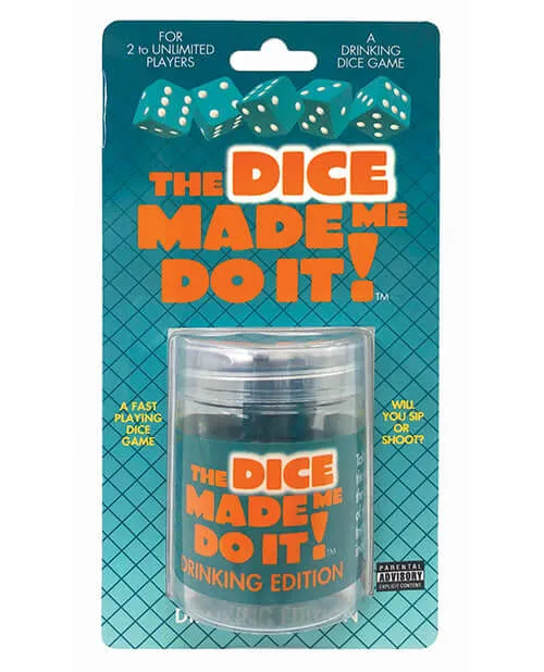 Little Genies The Dice Made Me Do It Ultimate Drinking Dice Game for Adults Little Genie Games