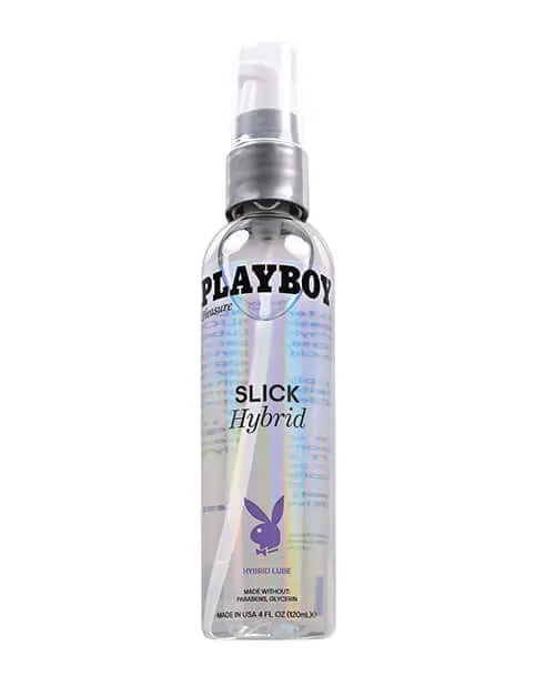 Lubricants Evolved Novelties Playboy Slick Hybrid Personal Lubricant 4 Oz