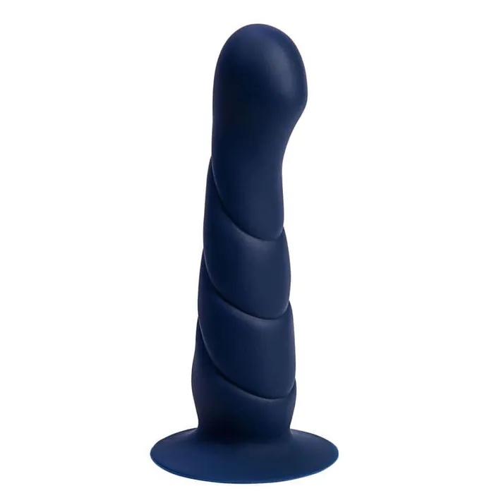 Maia Toys Dildos Marin 8 Inches Liquid Silicone Suction Cup Dong Blue