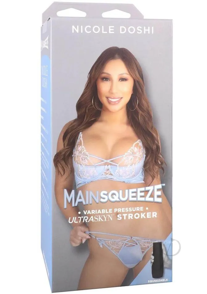 Main Squeeze Nicole Doshi ULTRASKYN Stroker Pussy Vanilla Doc Johnson Enterprises Male Sex Toys