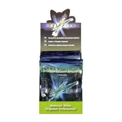 Male Sex Toys Assorted Pill Vendors Xplozion Ejaculate Volumizer 16 Capsules Display AllNatural Male Climax Enhancer
