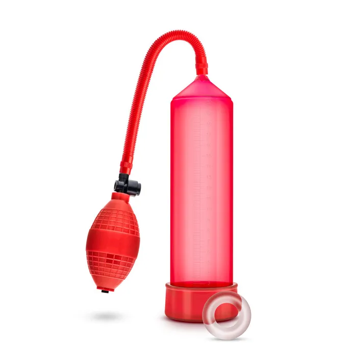 Male Sex Toys Blush Performance By Blush VX101 Beginners Male Enhancement Red Penis Pump