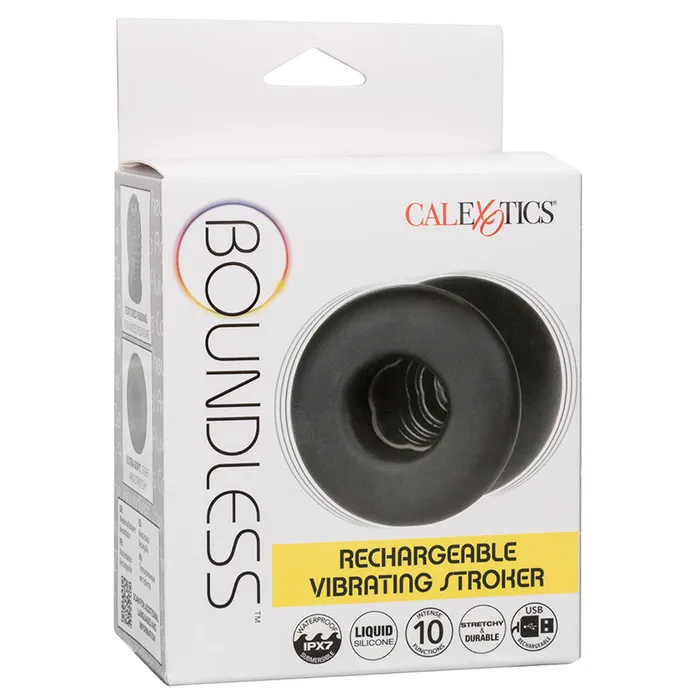 Male Sex Toys CAL EXOTICS Boundless Rechargeable Vibrating Stroker
