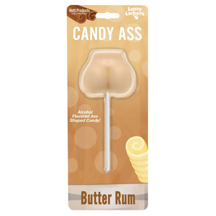 Male Sex Toys HOTT Products Candy Ass Booty Pops Butter Rum Flavor