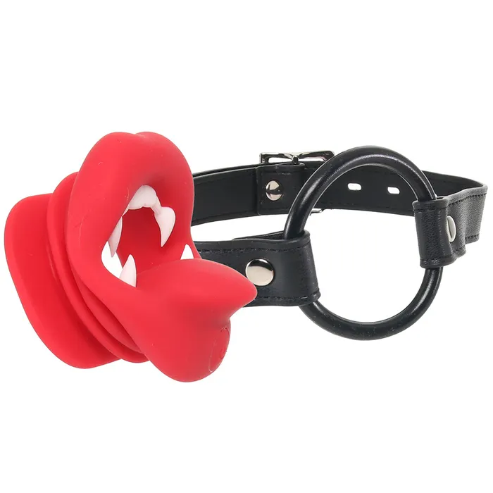 Male Sex Toys Master Series Vampire Vibrating Mouth Gag XR Brands