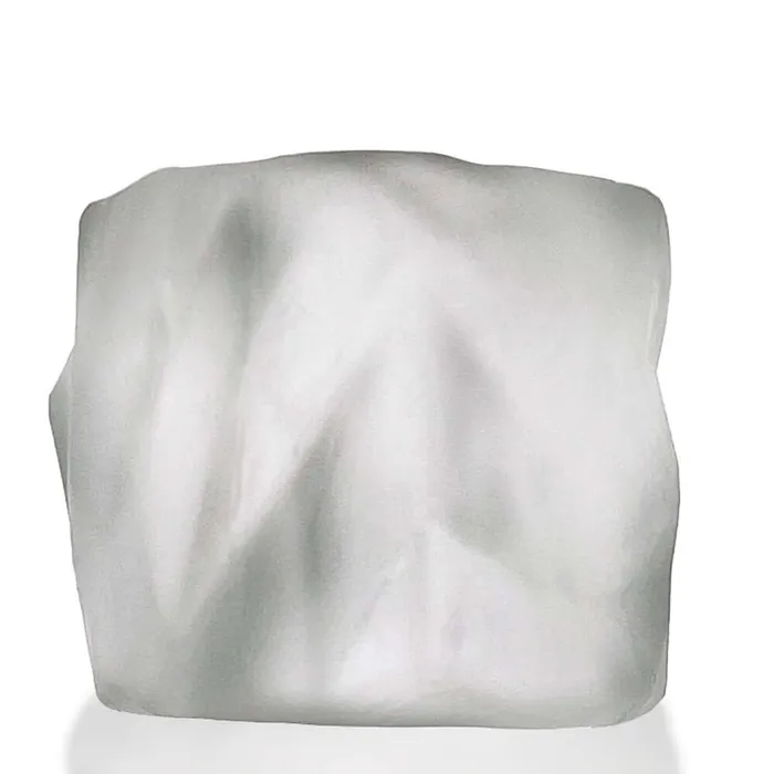 Male Sex Toys OXBALLS Hunky Junk Fractal Ball Stretcher Clear Ice from Oxballs