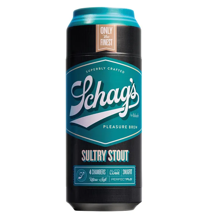 Male Sex Toys Schags Beer Can Stroker Sultry StoutFrosted BLUSH