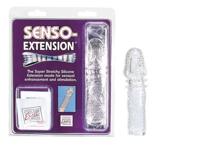 Male Sex Toys Senso Extension with Lube California Exotic Novelties