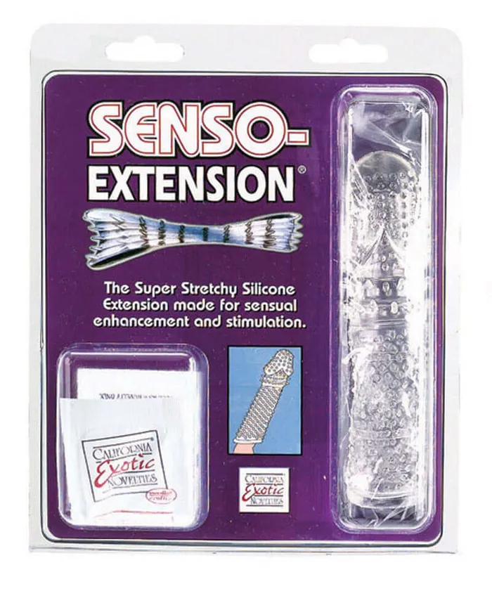 Male Sex Toys Senso Extension with Lube California Exotic Novelties