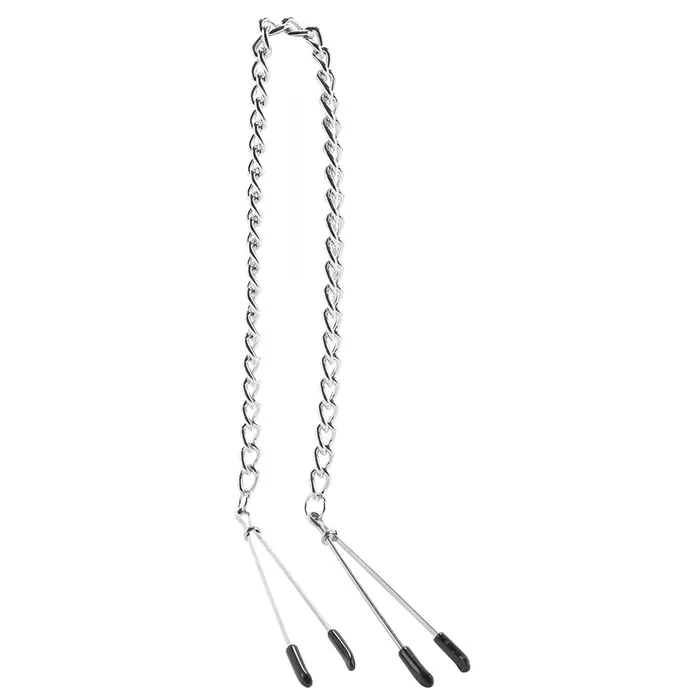 Male Sex Toys Spartacus Tweezer Clamp with Link Chain Male Sex Toys Spartacus Tweezer Clamp with Link Chain