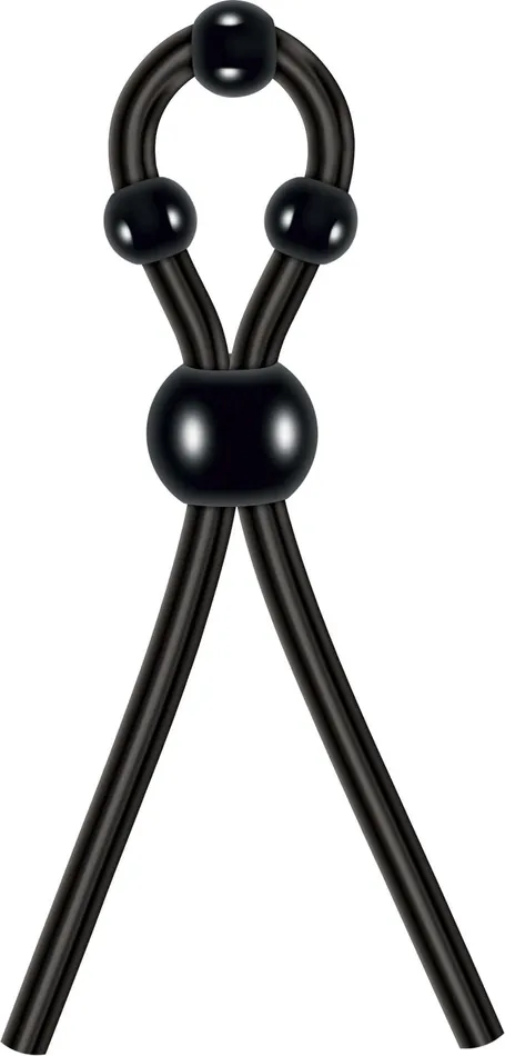 Male Sex Toys Ultimate Silicone Lasso Cock Ring with Adjustable Pleasure Beads Elevate Your Performance Evolved Novelties