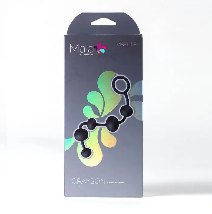 Male Sex Toys Vibelite Grayson Silicone Anal Beads Maia Toys