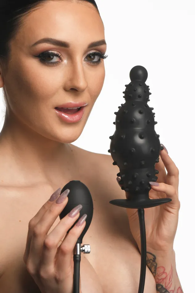 Male Sex Toys XR Brands Master Series Ass Puffer Nubbed Inflatable Anal Plug Male Sex Toys XR Brands Master Series Ass Puffer Nubbed Inflatable Anal Plug