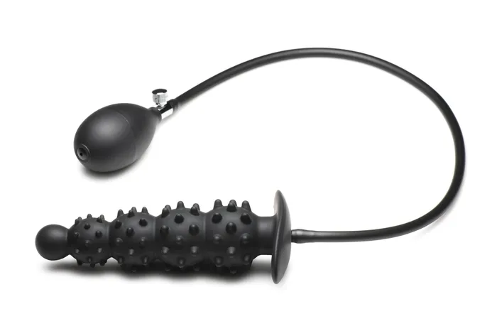 Male Sex Toys XR Brands Master Series Ass Puffer Nubbed Inflatable Anal Plug
